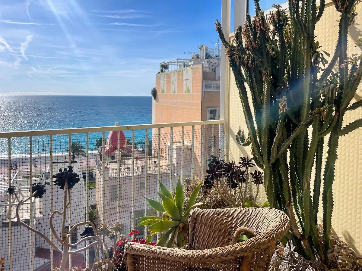 ニースParadise 4 Pers Terrazza Vista Mareアパートメント フランス